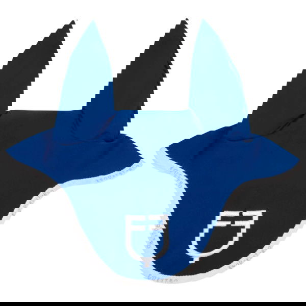 Equestro Fliegenhaube Technical Fabric with Logo, Fliegenmütze, Fliegenohren