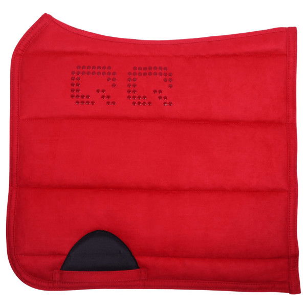 QHP Saddle Pad Puff Pad Super Grip, Dressage Pad