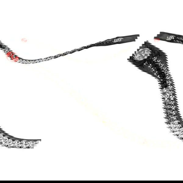 Kieffer Browband FlexiLoop Luxe, Quick-Release Fastener, 8 mm Crystals