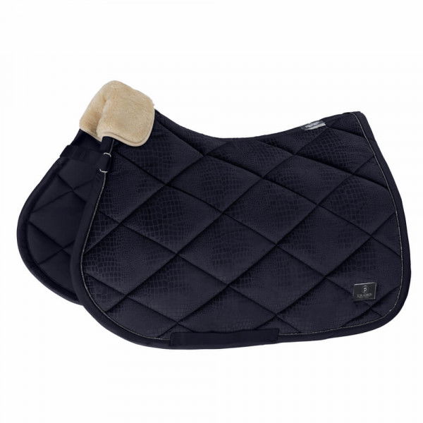 Eskadron Jumping Saddle Pad Velvet Croco Platinum 2022