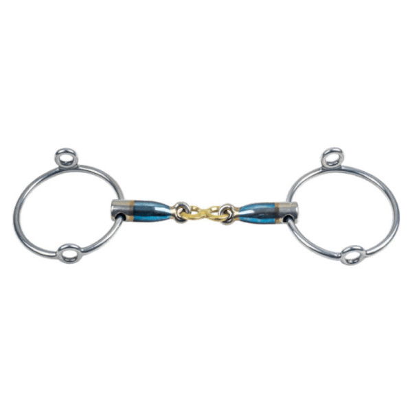 Trust Loose Ring Gag, Sweet Iron, Bit, French Link, Double Jointed