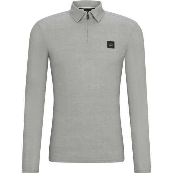 BOSS Equestrian Men´s Training Polo Elton FW24, Long-Sleeved