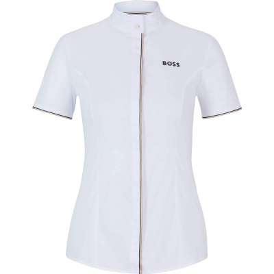 BOSS Equestrian Turnierbluse Damen Elisa Signature FS24, Turniershirt, kurzarm