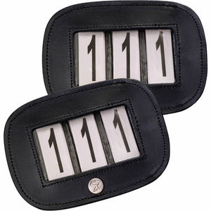 Sunride Startnummern, Leder, 3-stellig, 2er Set Sunride Startnummern, Leder, 3-stellig, 2er Set