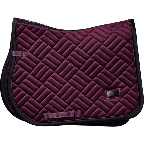 Equestrian Stockholm Saddle Pad Modern Purple Night, Jumping Saddle Pad