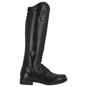 QHP Reitstiefel Mädchen Julia Junior, Lederreitstiefel, Schwarz QHP Reitstiefel Mädchen Julia Junior, Lederreitstiefel, Schwarz