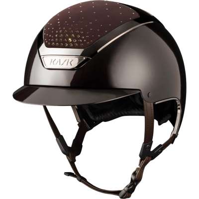 Kask Reithelm Dogma Pure Shine Swarovski Passage Greige