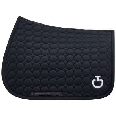 Cavalleria Toscana Saddle Pad Circle Quilted SS24, Jumping Saddle Pad