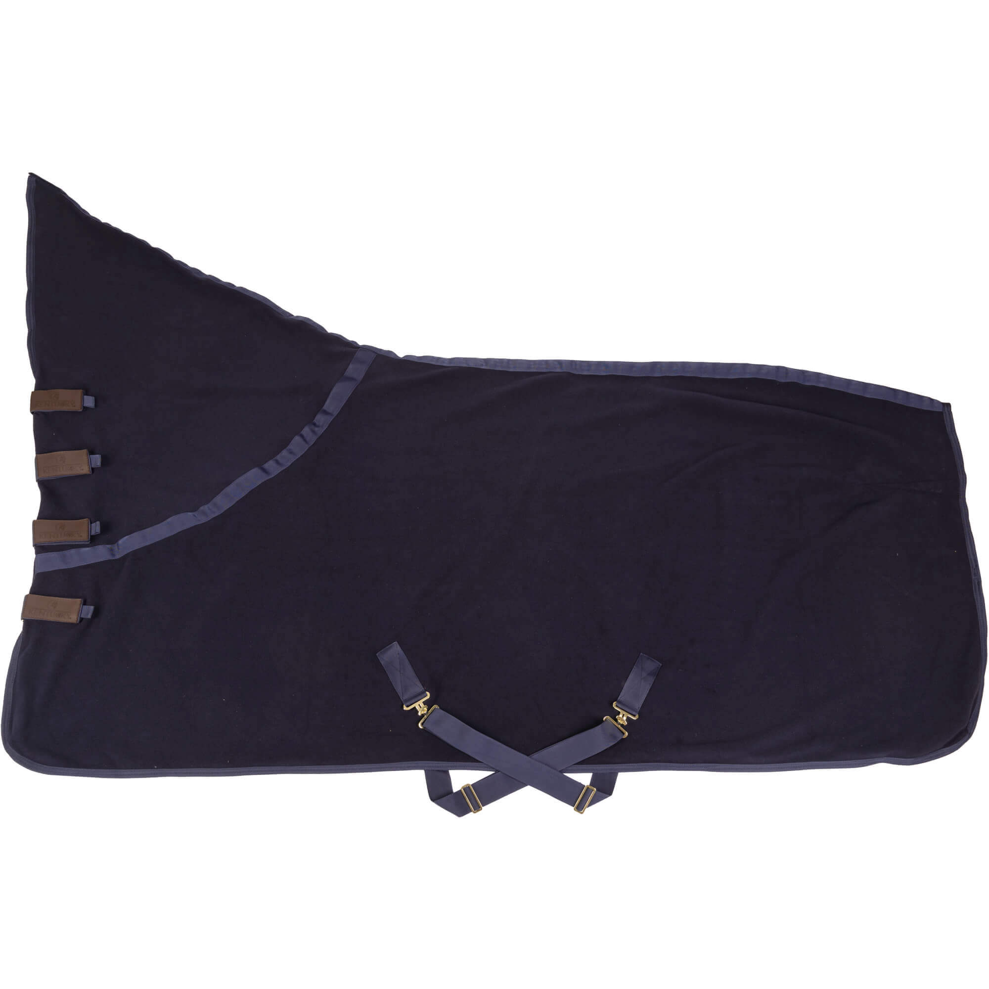 Kentucky Horsewear Abschwitzdecke, Fleecedecke, Transportdecke, mit festem Halsteil