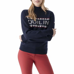 Equiline Pullover Damen Rudy Xmas23, Strickpullover Equiline Pullover Damen Rudy Xmas23, Strickpullover