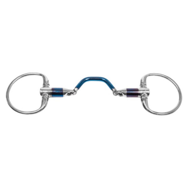 Trust Eggbut Snaffle Sweet Iron, Wideport Segundo, Bit, with Tongue Clearance