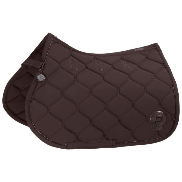 Eskadron Saddle Pad Softshell Emblem Platinum FW24, Jumping Saddle Pad