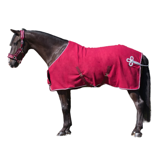 QHP Cooler Rug with Ornament, Fleece Rug