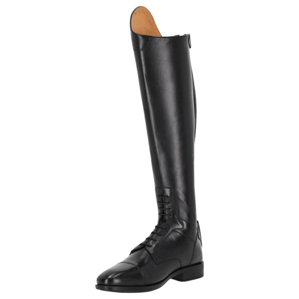 QHP Women's Riding Boots Elyria Adult, Leather Riding Boots, Black