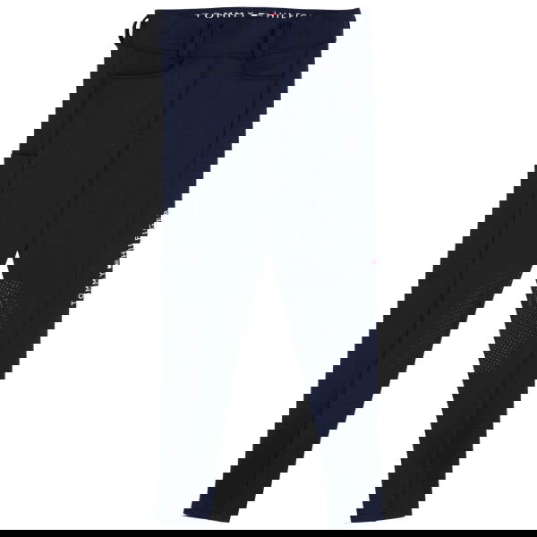 Tommy Hilfiger Equestrian Reitleggings Damen Vermont HW25, Kniebesatz, Knee-Grip, Thermo