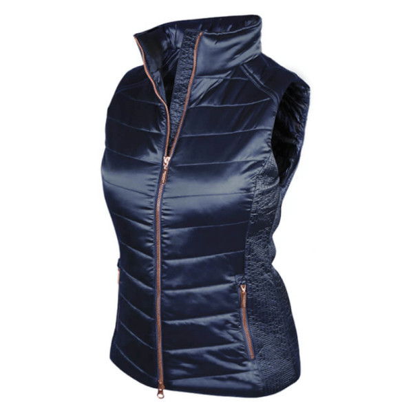 Equestrian Stockholm Women's Vest Lagoon Blush, Quilted Vest