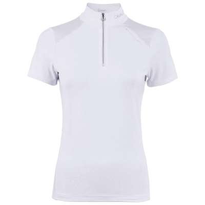 Cavallo Women´s Competition Shirt Caval Competition Halfzip Shirt, short-sleeved