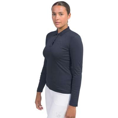 Samshield Women's Polo Erina Crystal FW23,Training Shirt, long-sleeved