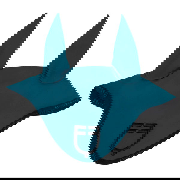 Equestro Fliegenhaube Technical Fabric with Logo, Fliegenmütze, Fliegenohren