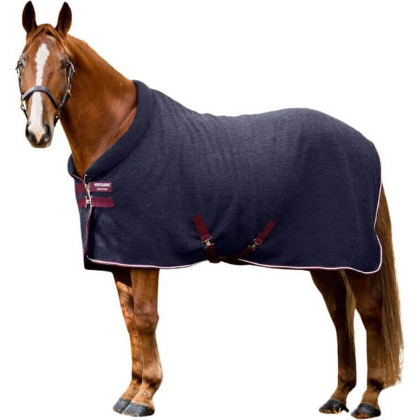 Horseware Sweat Rug Embossed Cosy Neck Cooler, Fleece Rug, with Collar