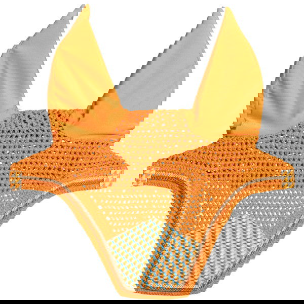 Kentucky Horsewear Fly Bonnet Wellington Velvet Printing, Fly Cap, Fly Ears