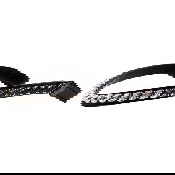 Bridlery Browband, Curved, Switch-It System, with Stellux Stones, without Edging