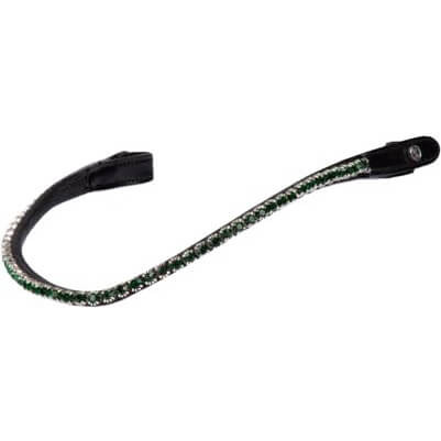 PS of Sweden Browband Sleek Emerald, Curved