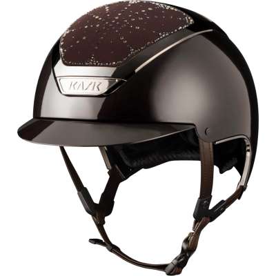 Kask Reithelm Dogma Pure Shine Swarovski Riviera Greige
