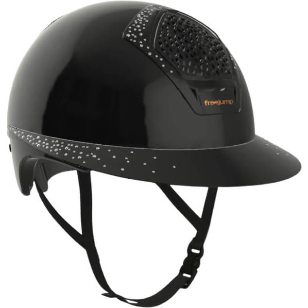 Freejump Reithelm Voronoï Glossy Crystal, ohne Schläfenschutz