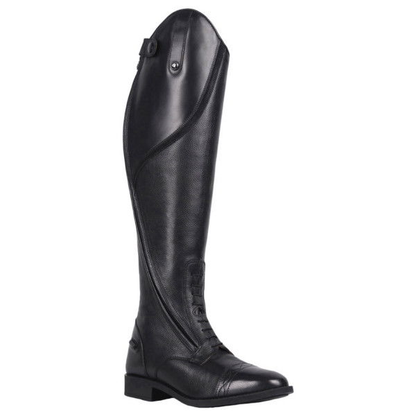 QHP Reitstiefel Kinder Tamar Junior, Leder, Schwarz