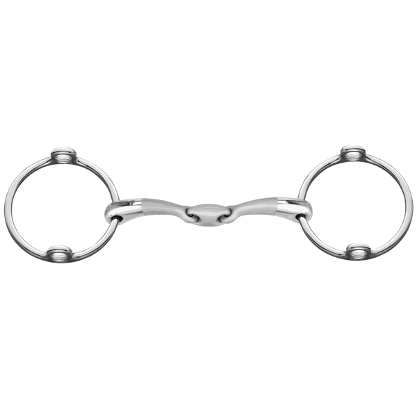 Sprenger Aufziehtrense, SATINOX, doppelt gebrochen
