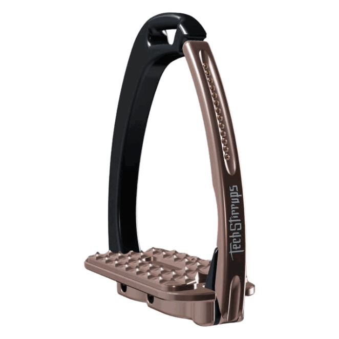 Tech Stirrups Steigbügel Venice Swarovski Flat Evo, Sicherheitssteigbügel