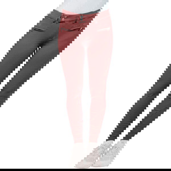 Samshield Women's Riding Breeches Adele Holo Crystal Leaf, Knee Seat, Knee-Grip