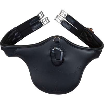 Kentucky Horsewear Sattelgurt Anatomischer Stollengurt, Springgurt, Kunstleder