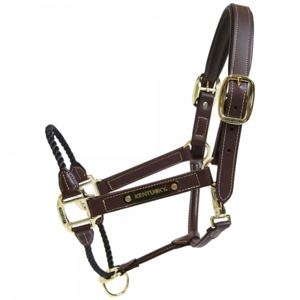 Kentucky Horsewear Halfter Rope, Lederhalfter