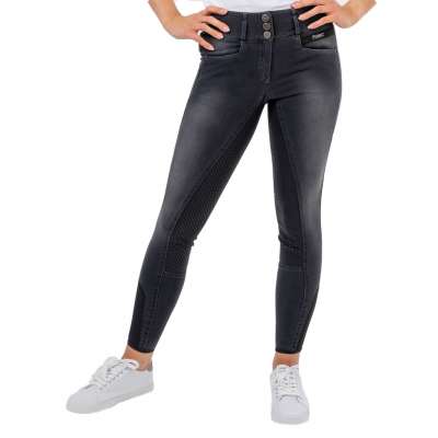 Pikeur Reithose Damen Candela Grip Jeans, Vollbesatz, Full-Grip