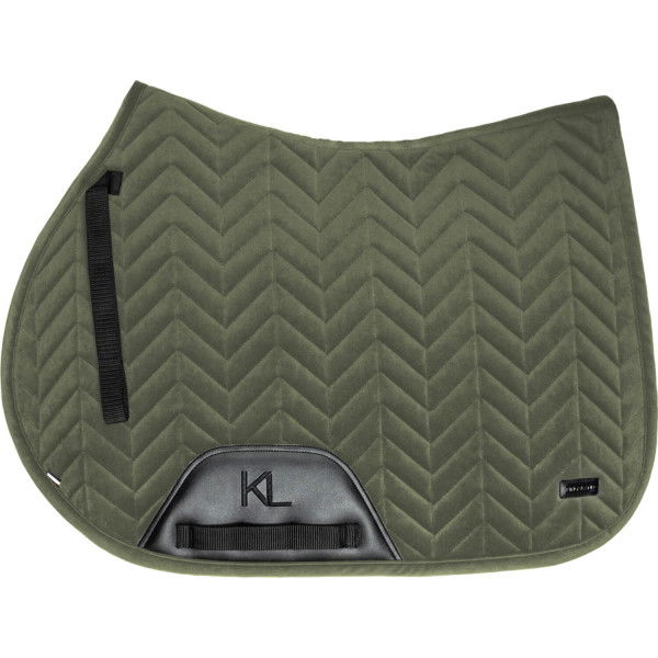 Kingsland Saddle Pad KLvigga Velvet FW24, Jumping Saddle Pad