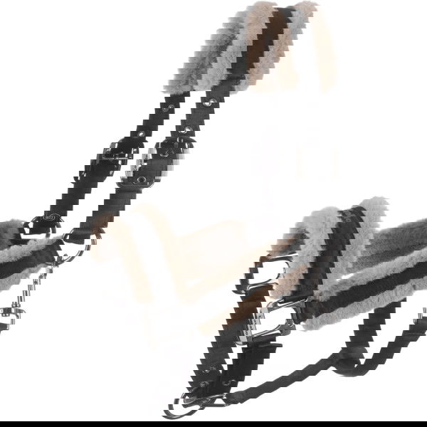 Cavallo Halter CAVALJERO, Faux Fur Halter