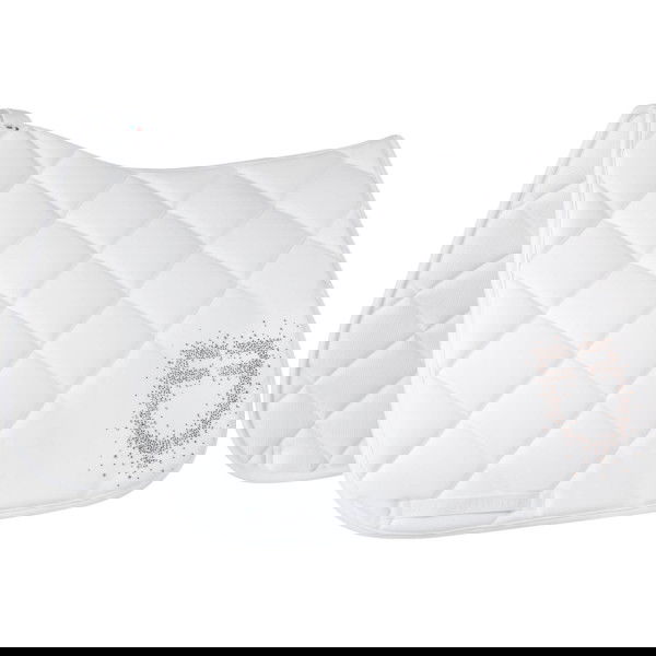 Equestro Schabracke Glitzerstein Logo, Dressurschabracke