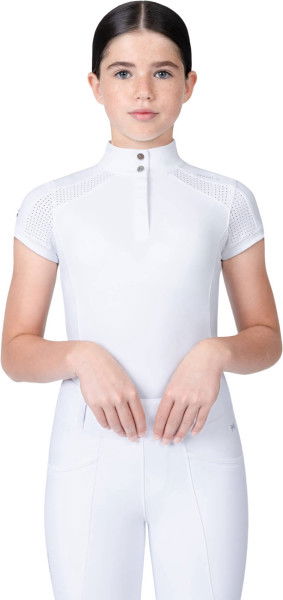 Maximilian Kids' Equestrian Competition Shirt, Aveen, short-sleeved