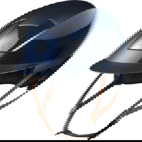 Kask Riding Helmet Kooki Shine Chinstrap Leather Light Brown