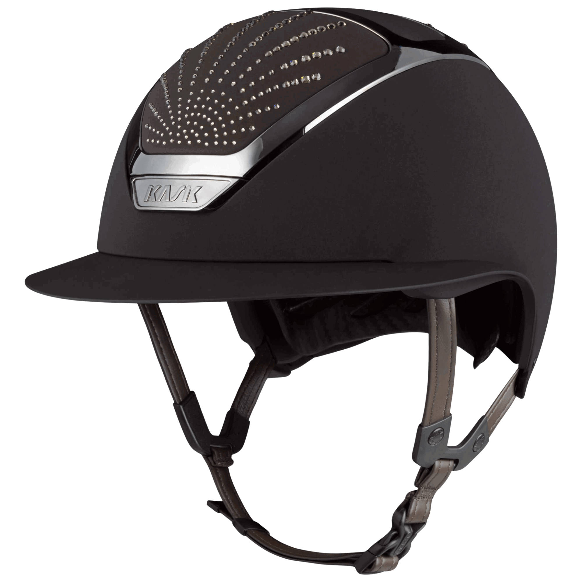 Kask Reithelm Star Lady Chrome Swarovski Origin