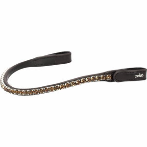 What shape and style of browband suits a horse's face