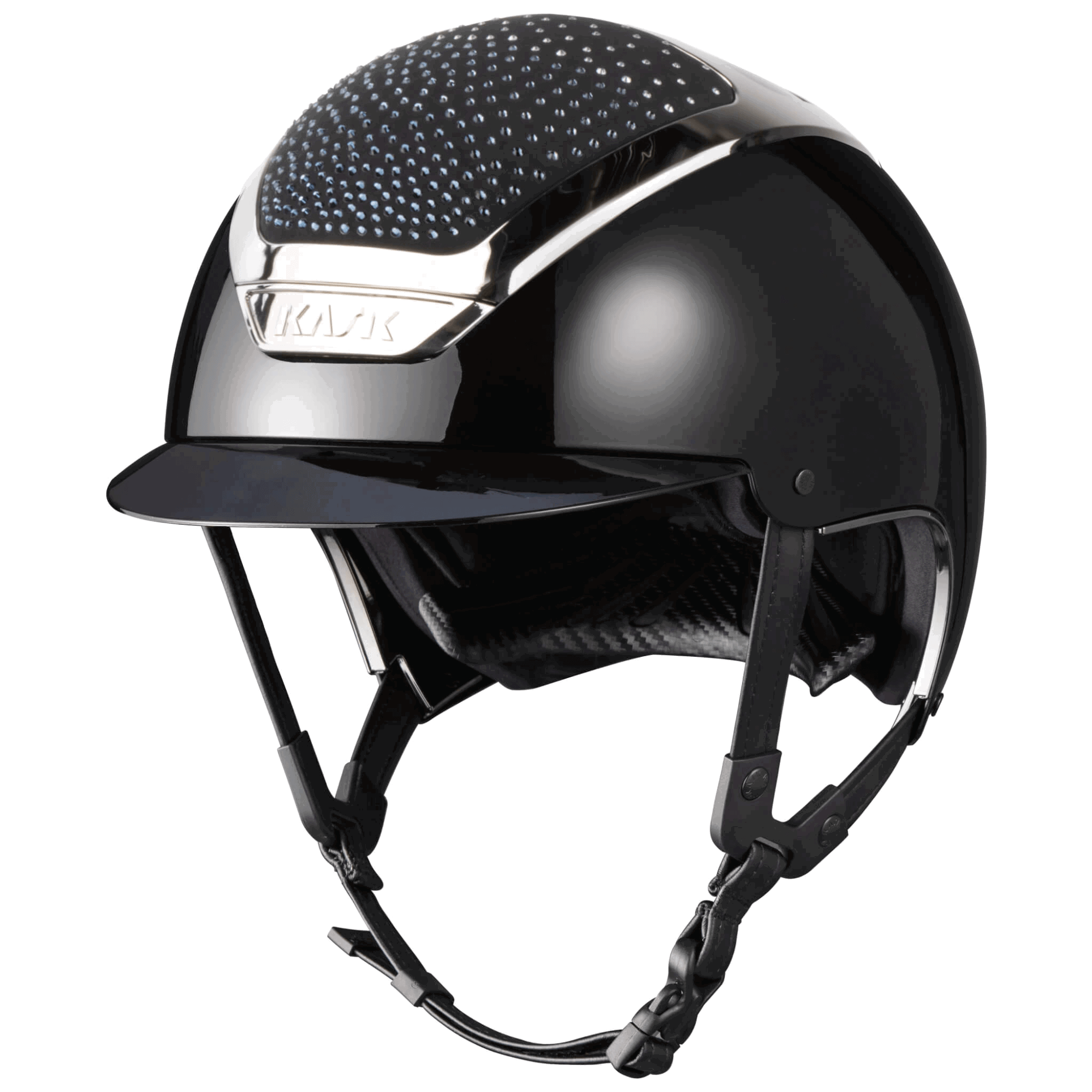 Kask Reithelm Dogma Pure Shine Swarovski Waterfence Montana Mix