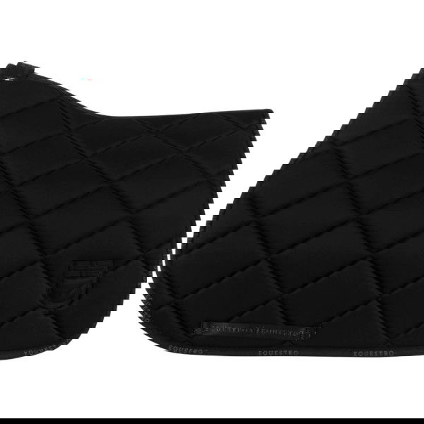 Equestro Saddle Pad Technical Fabric with Logo, Jumping Saddle Pad