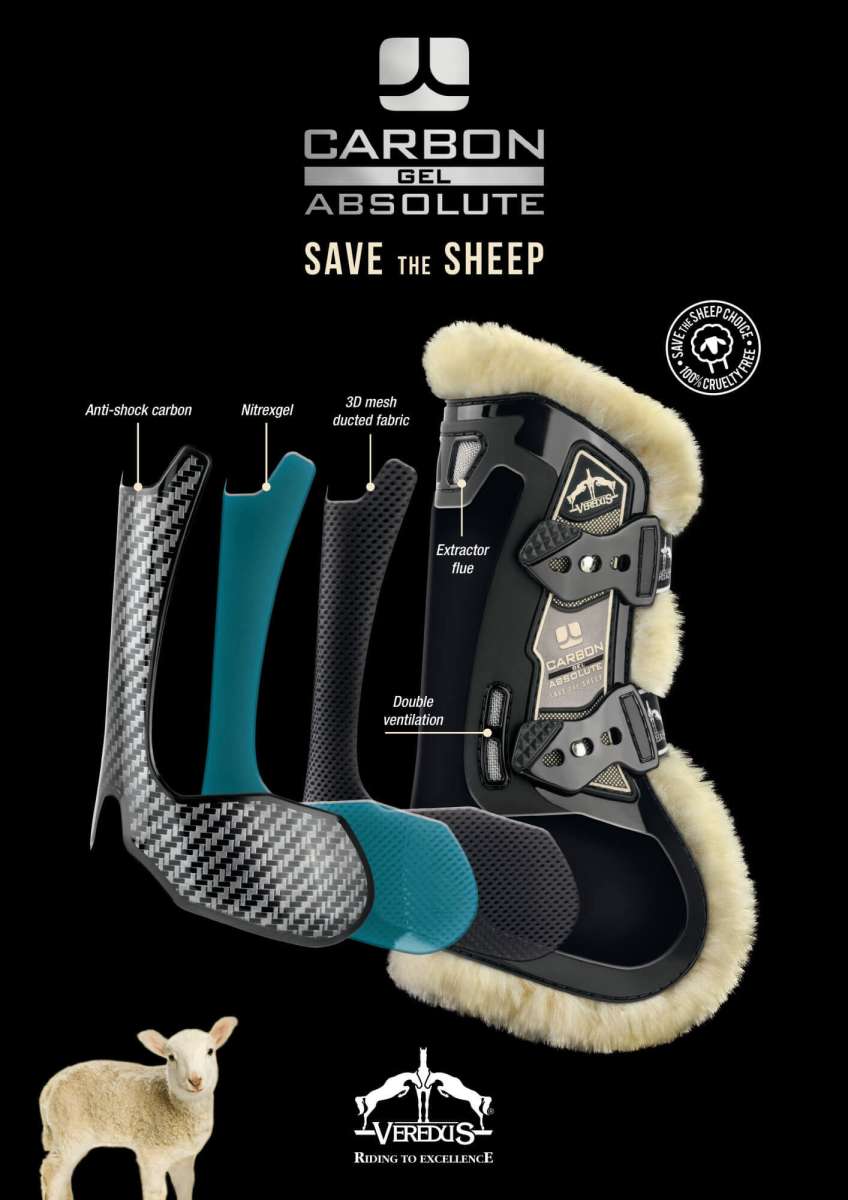 Veredus Tendon Boots Carbon Gel Absolute Save The Sheep | FUNDIS