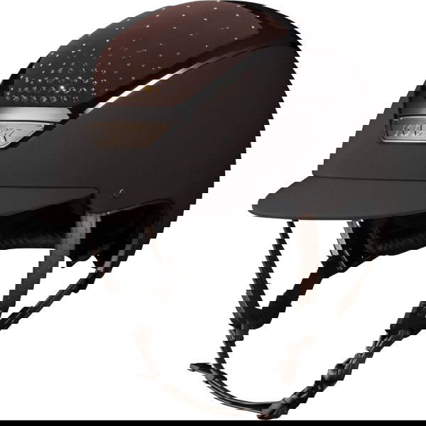 Kask Riding Helmet Dogma Chrome Swarovski Passage Greige