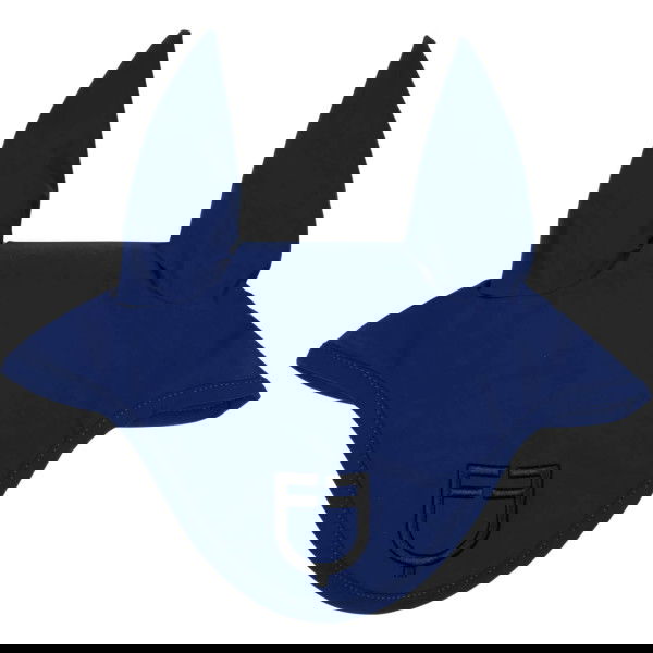 Equestro Fly Bonnet Technical Fabric with Logo, Fly Cap, Fly Ears