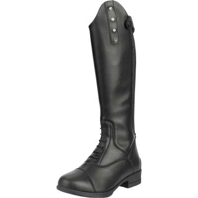 Suedwind Kid's Riding Boot Nova Kids Fun Glittert, Imitation Leather, Black