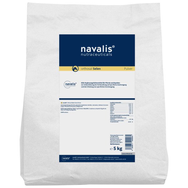 Navalis Orthosal Selenium Horse, Supplementary Feed, Powder